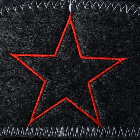 Шапка банная "Ушанка" серая, евро